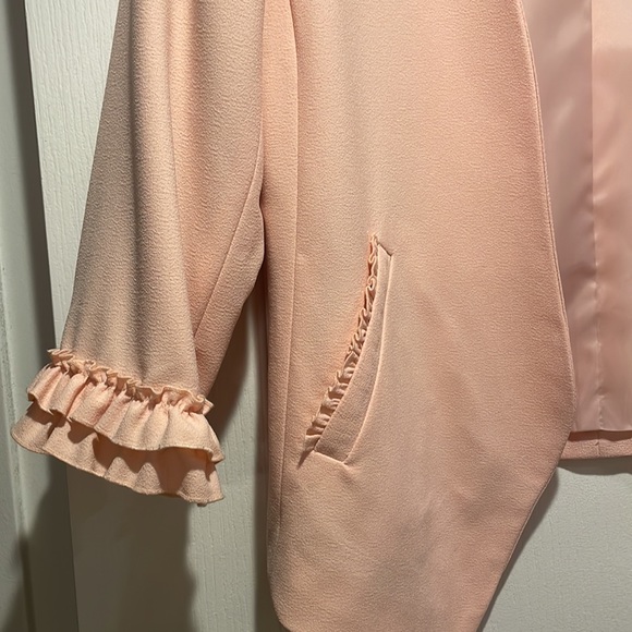 Nanette Lenore Blush Ruffle Blazer - Picture 2 of 3